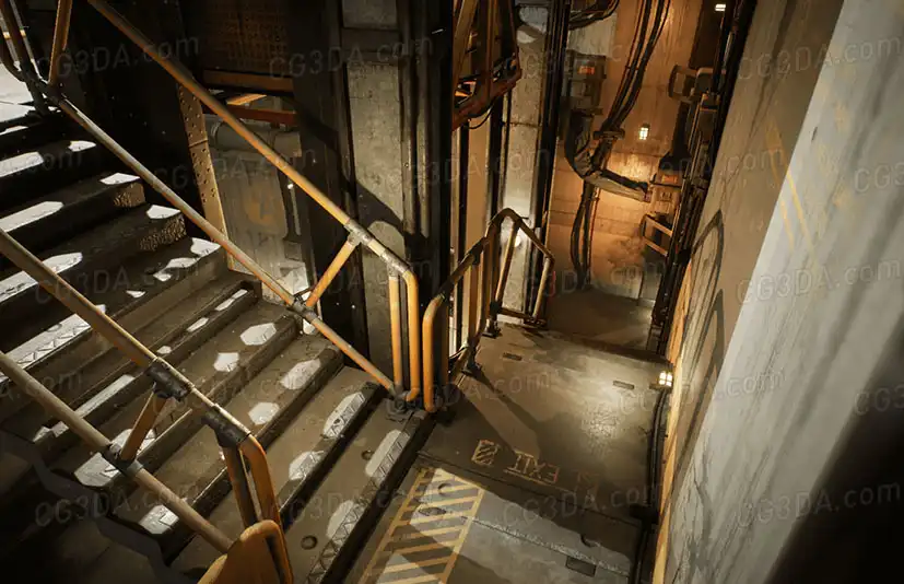 煤矿工业场景-Industrial Kitbash and Coal Mine Set