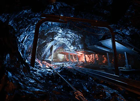 煤矿工业场景-Industrial Kitbash and Coal Mine Set