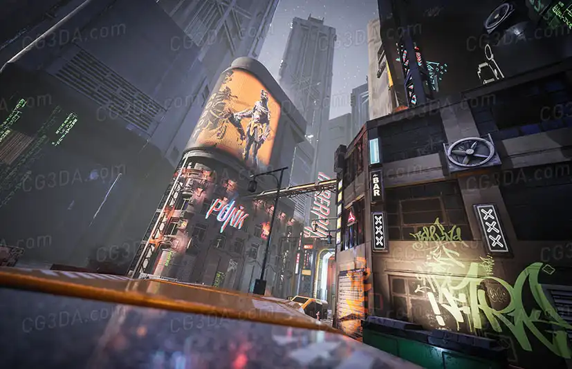 赛博朋克科幻都市-Cyberpunk MEGApack Environment Bundle
