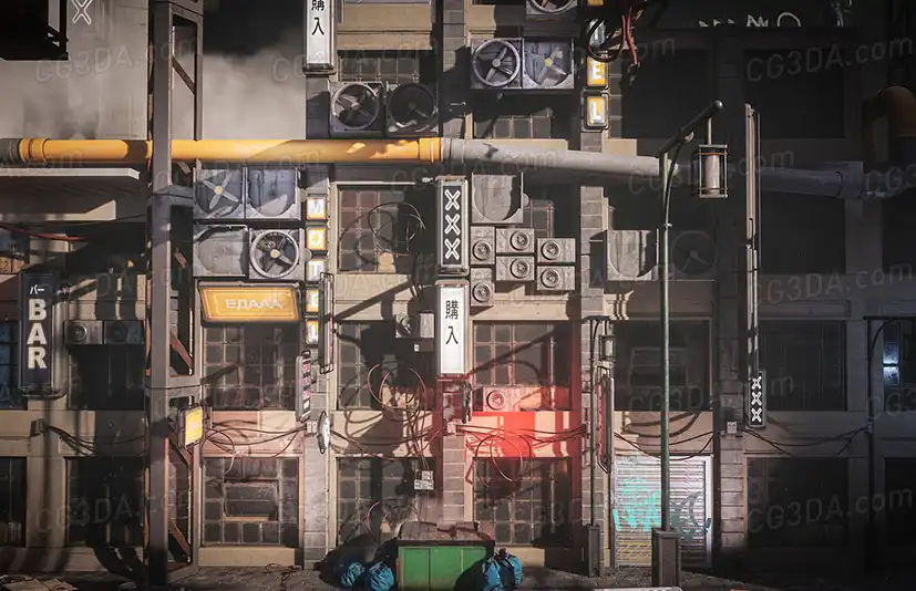 赛博朋克科幻都市-Cyberpunk MEGApack Environment Bundle