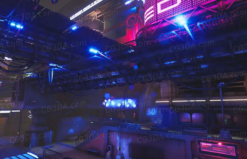 赛博朋克市区-Cyberpunk Downtown vol.2