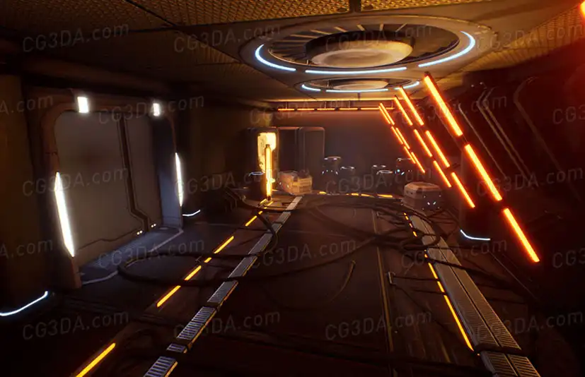 科幻电车站-SCI-FI TRAM STATION