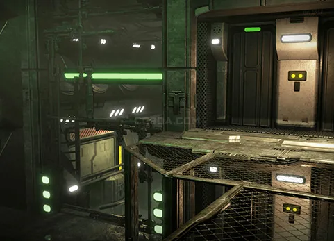 赛博朋克城镇-Cyberpunk Alley Storefronts Pack