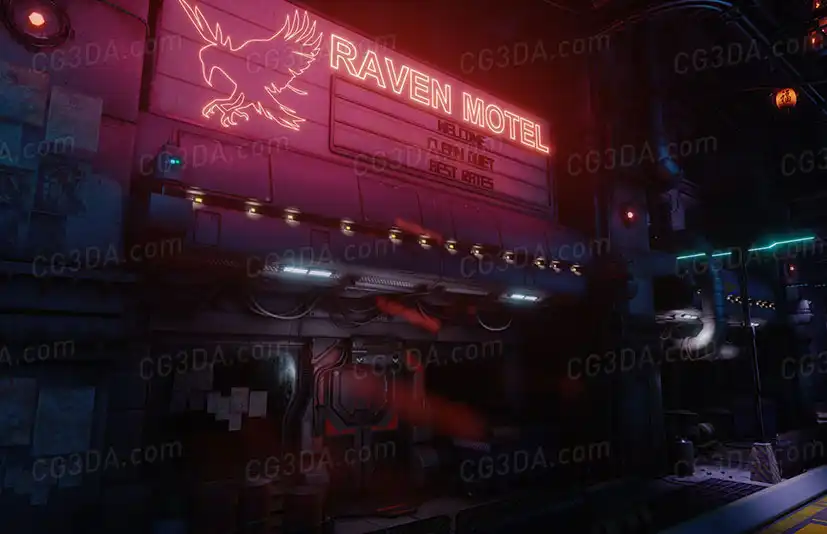 赛博朋克城市街道-CityPunk - Kitbash Cyberpunk City