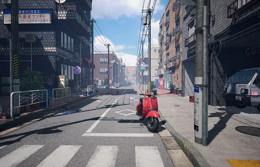现代日本城市街道-Japanese Street