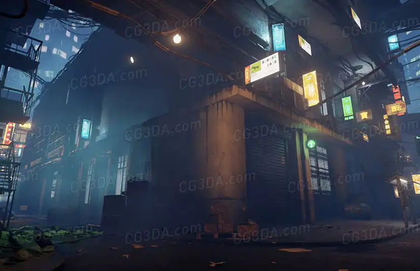 中国风小巷-Forgotten Alley
