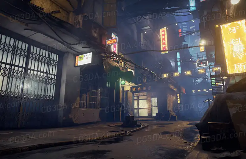 中国风小巷-Forgotten Alley