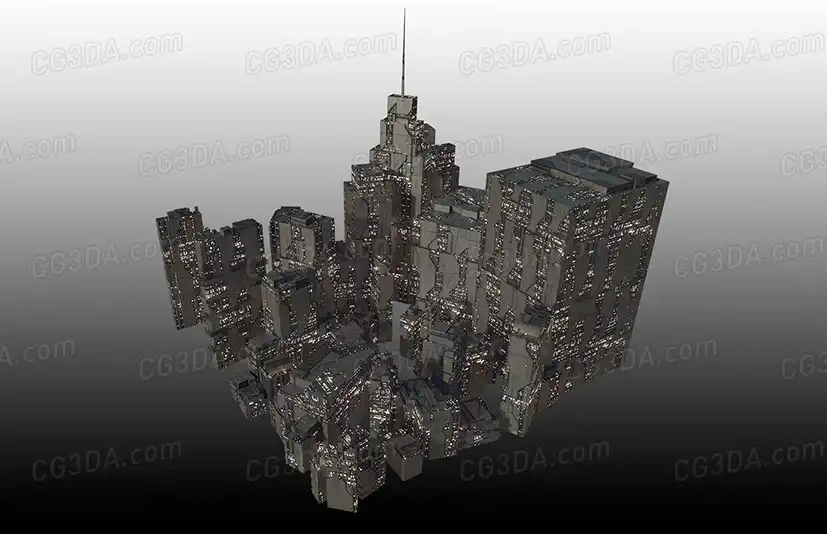 科幻城市景观-ScifiCityscape