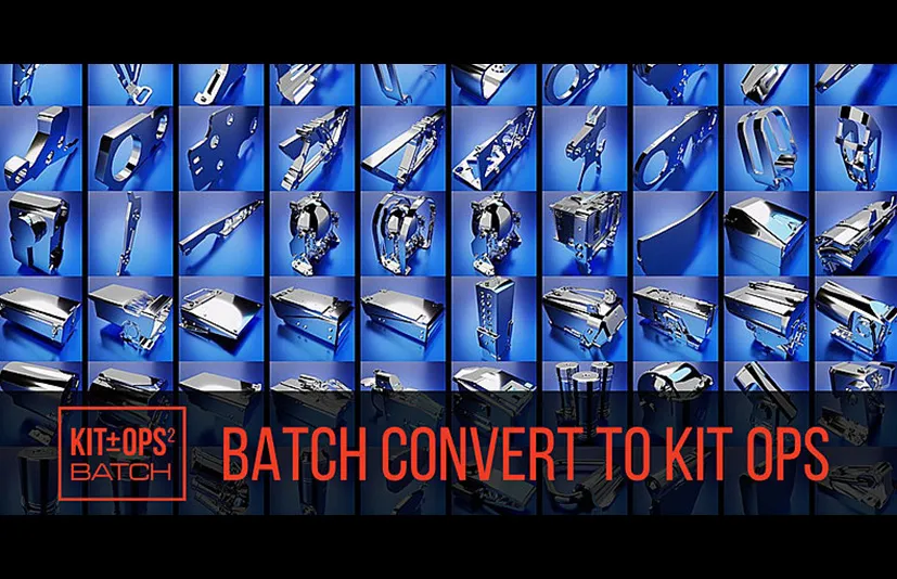 Blender零件模型生成插件预设 - Kit Ops Batch v1.1.0