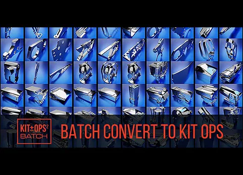 Blender零件模型生成插件预设 - Kit Ops Batch v1.1.0