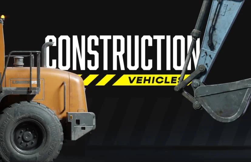 施工车 - KitBash3D - Construction Vehicles