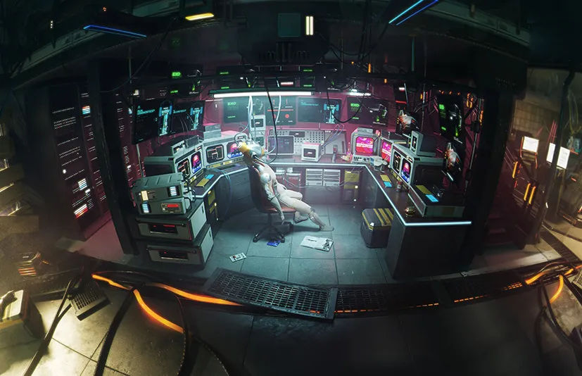 赛博朋克室内场景 - Cyberpunk Interiors