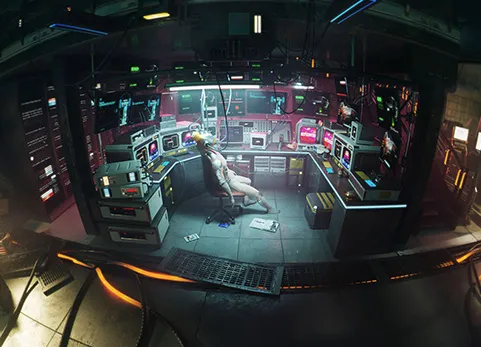 赛博朋克室内场景 - Cyberpunk Interiors