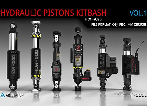 液压活塞 - Kitbash Hydraulic Pistons V1