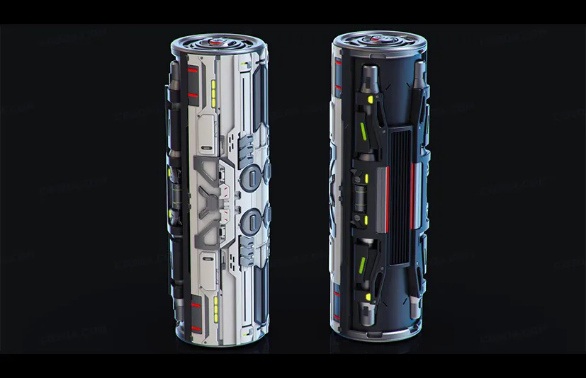 科幻柱子-SciFi Barrels set