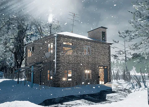 俄罗斯冬季小镇-Russian Winter Town