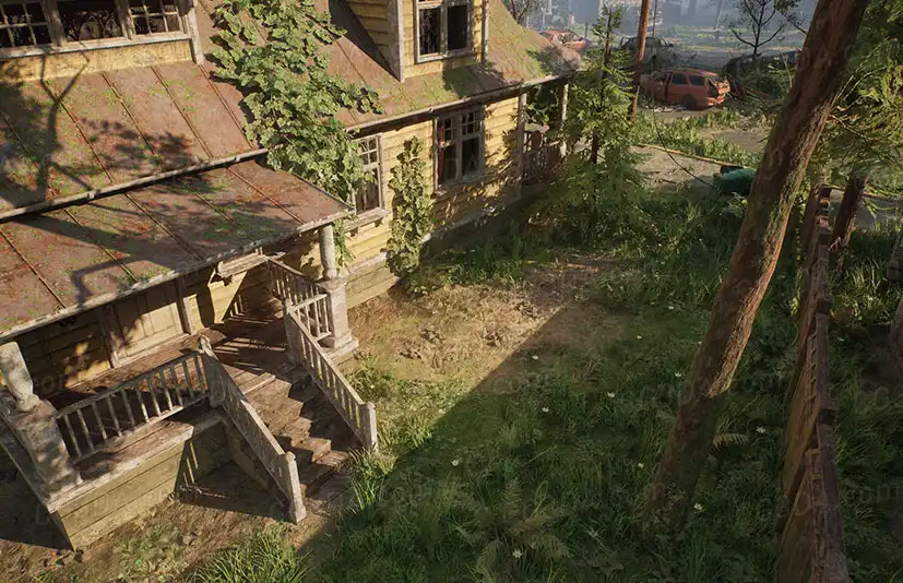 废弃城镇-Post Apocalyptic District