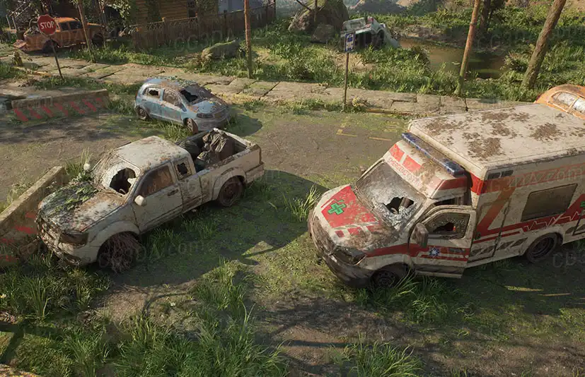 废弃城镇-Post Apocalyptic District
