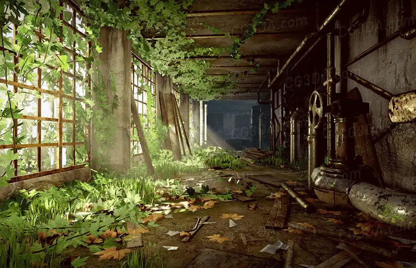 废弃火车工厂-Old Train Factory