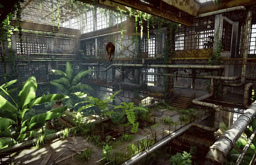废弃火车工厂-Old Train Factory