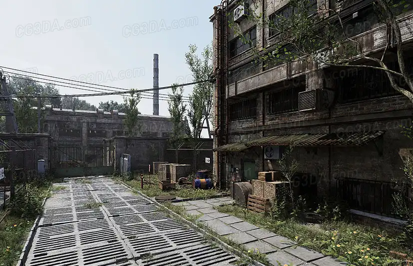 废弃工业厂区-Full Realtime Industrial Environment