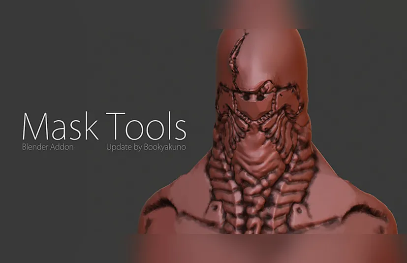 Blender雕刻蒙版增强插件 - Mask Tools [Sculpt Mask Utility] v2.3