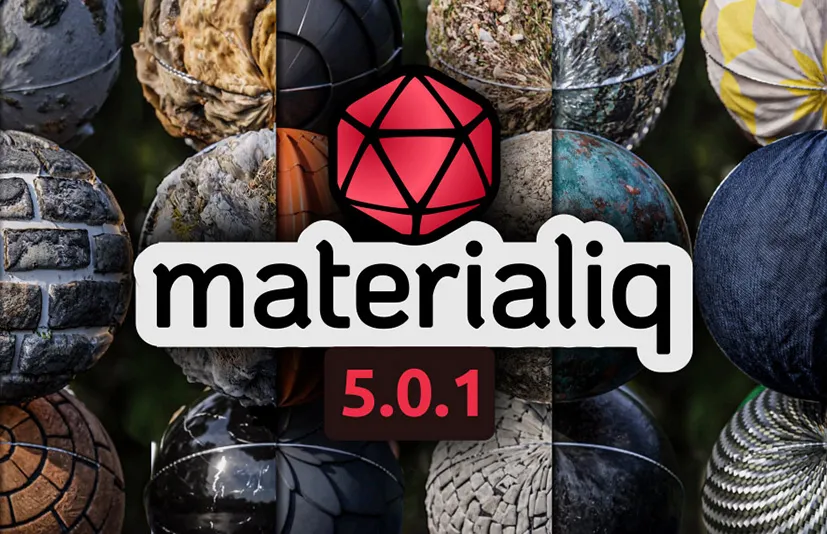 Blender常用370组材质预设库 Material Library Materialiq v5.1.0