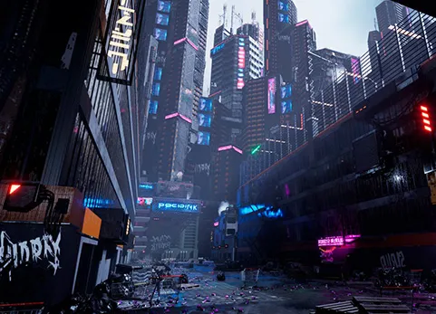 赛博朋克建筑资源包 - Cyberpunk Buildings Pack