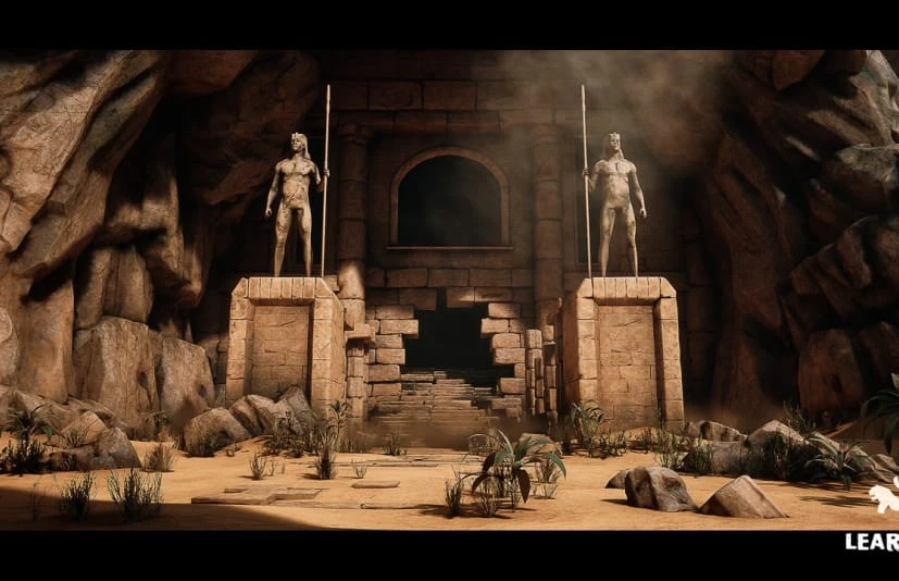 沙漠废墟环境 Desert Ruins Environment