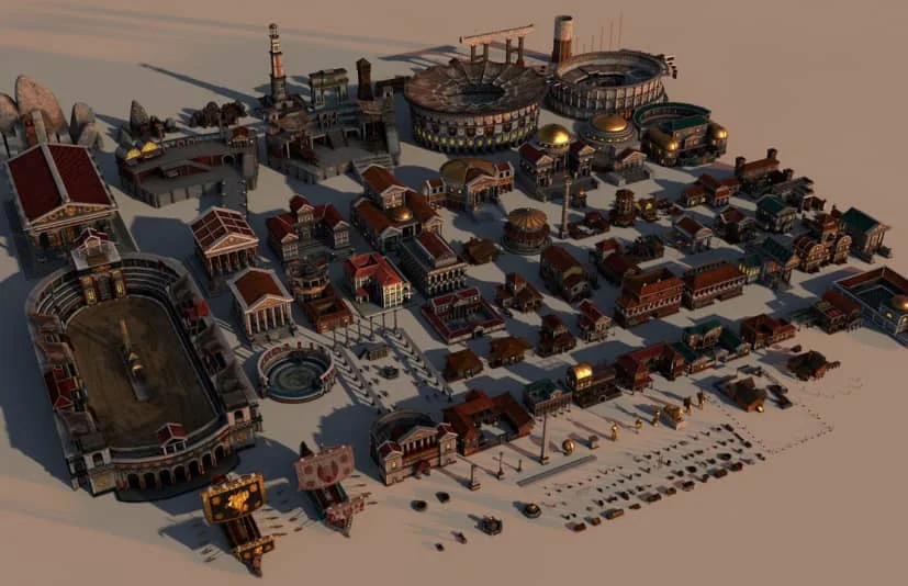 超级罗马城市建筑模型 Mega Roman City Pack
