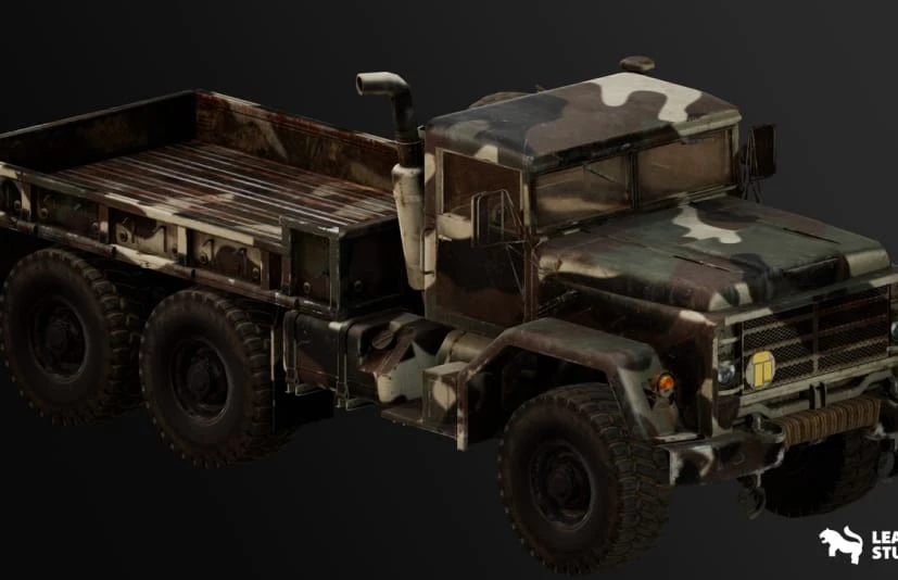 可驾驶军用卡车 - Military Truck - Rigged BP Controllable