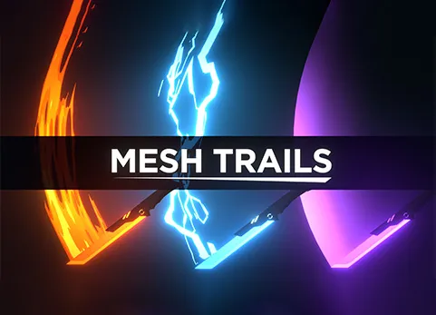 Blender动画轨迹特效插件 - Mesh Trails v1.3.3