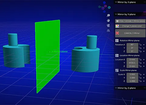 Blender镜像复制插件 - Mirror Copy v2