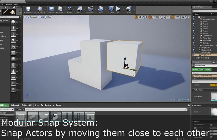 吸附捕捉插件 - Modular Snap System