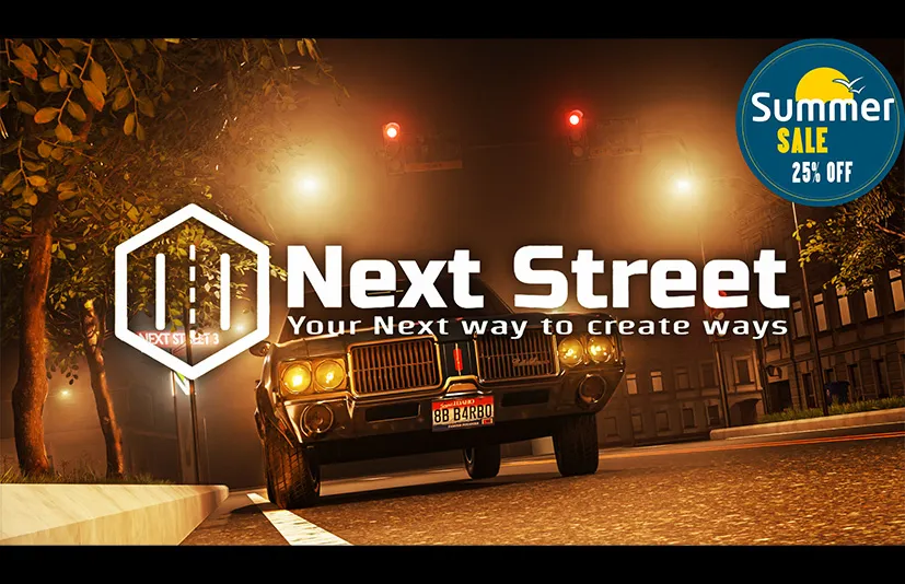 Blender街道生成插件 - Next Street V3.3.7