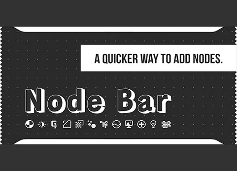 Blender快速添加节点插件 - Node Bar v1.1