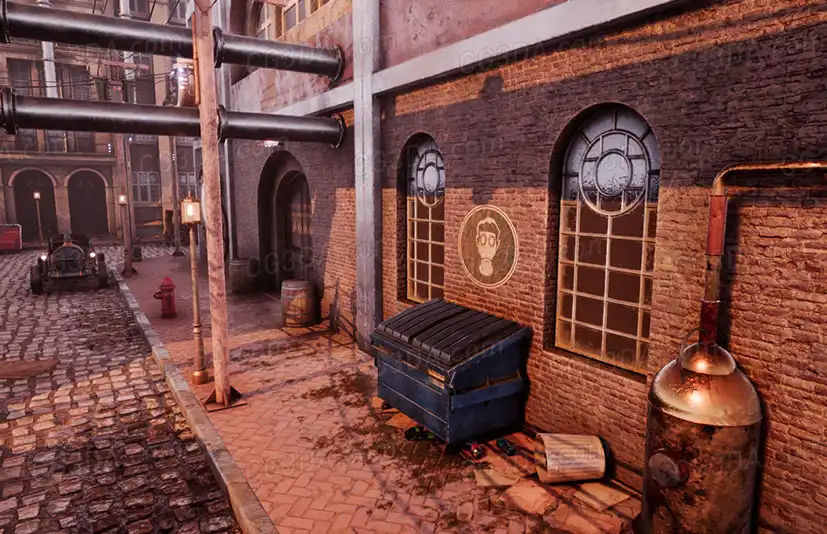 蒸汽朋克/维多利亚环境-SteamPunk / Victorian Environment Megapack (Modular)