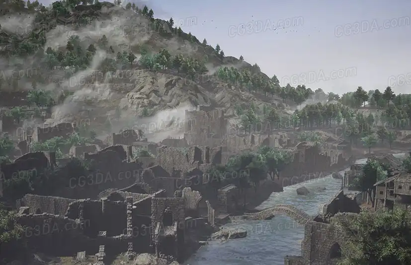 中世纪废弃村落-Ruins
