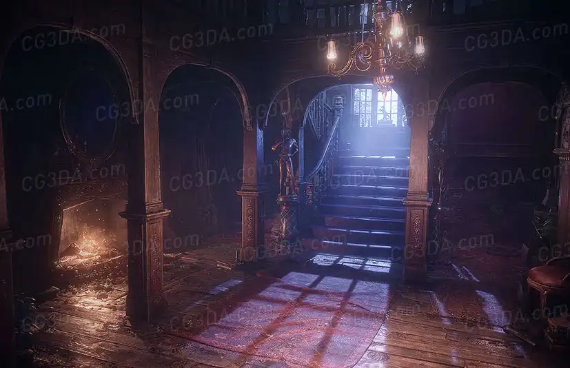 中世纪别墅-Mansion Hall