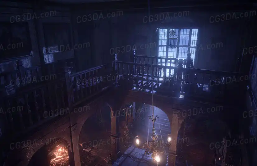 中世纪别墅-Mansion Hall