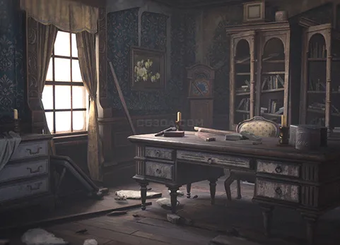 废弃的欧式豪宅-Abandoned Mansion _ Fully Modular Asset Pack