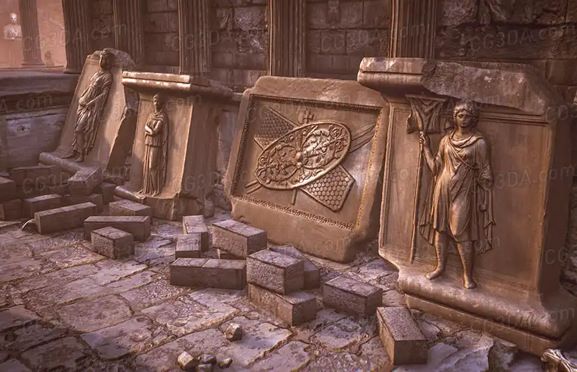 罗马雕塑-Antiquity 3D