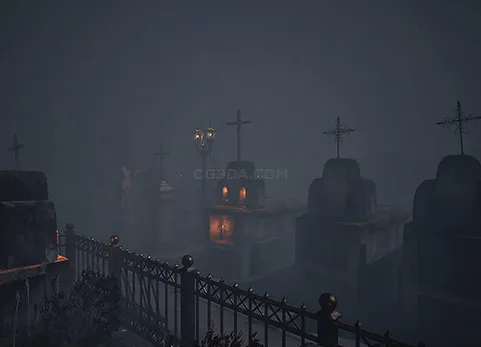 墓地陵园-Cemetery Pack Vol. 1 by Unimodels