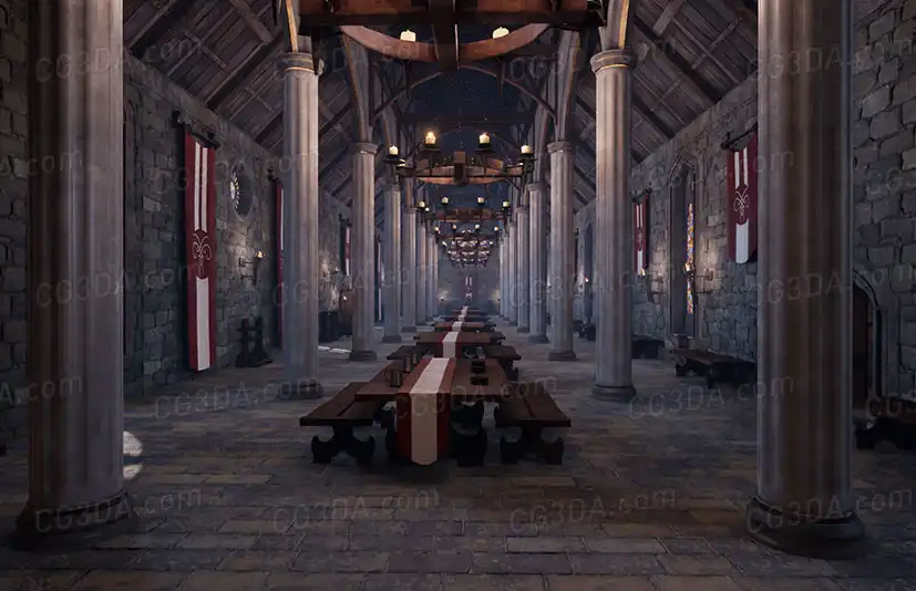 骑士营地-Fantasy Great Hall