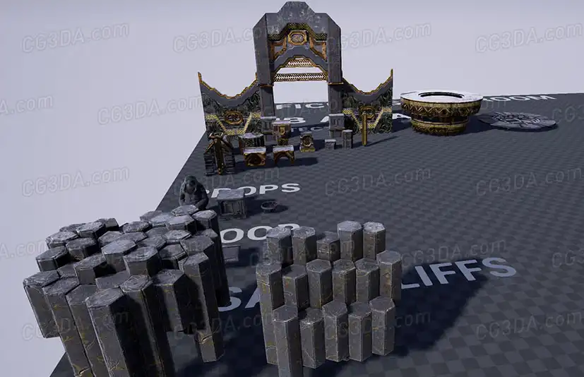 矮人王国-Dwarf Fantasy Environment Set 1.1