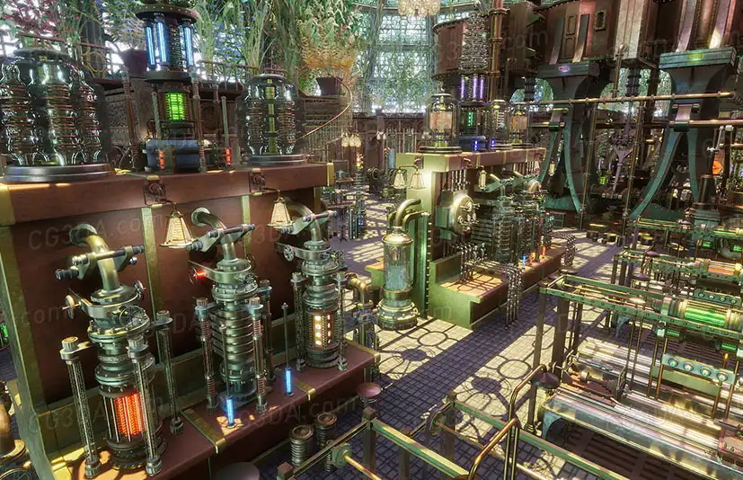 赛博朋克/蒸汽朋克博物馆-Cyber Steampunk Museum