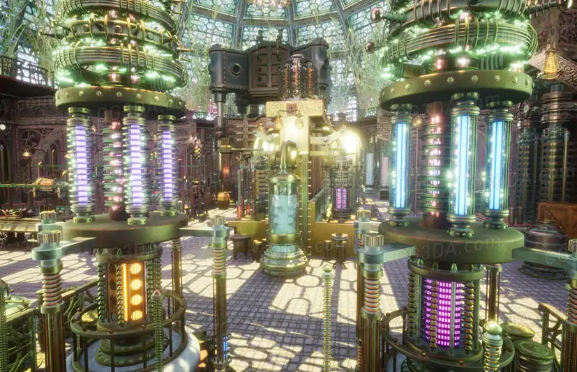 赛博朋克/蒸汽朋克博物馆-Cyber Steampunk Museum