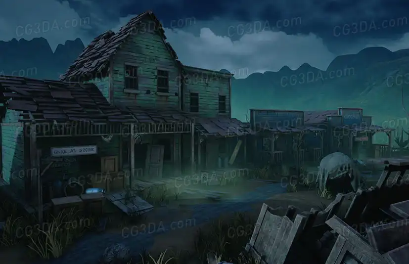 狂野西部鬼城-Wild West Ghost Town of Fogmourn