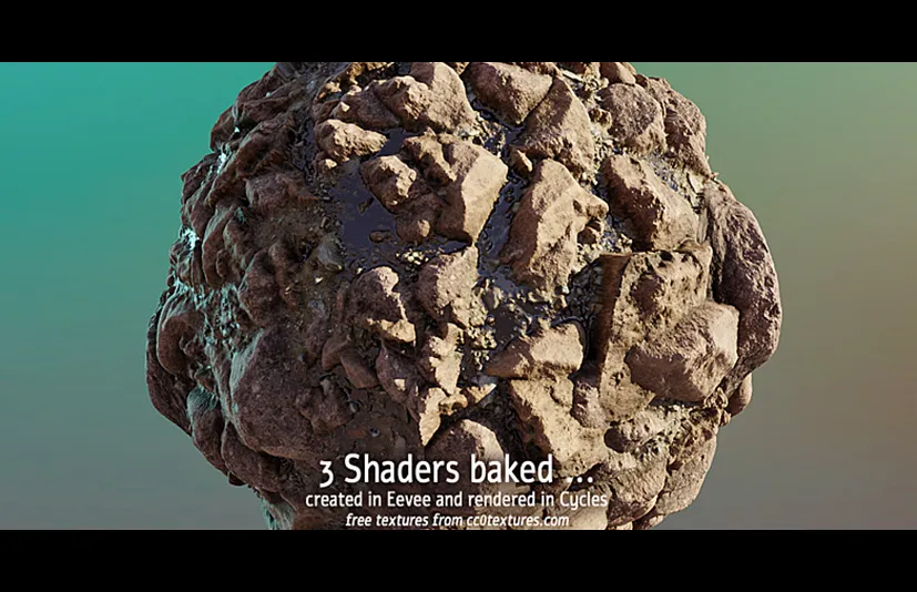 Blender纹理PBR烘焙插件 Pbr Texture Bakery (For Eevee & Cycles)