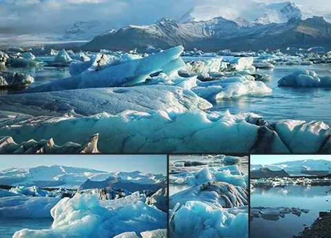 冰湖 - Ice Lagoon